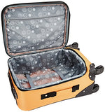 Rockland Luggage 19 Inch Expandable Spinner Carry On, Orange, One Size