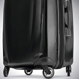 Samsonite Winfield 3 Dlx Hardside Checked Luggage With Double Spinner Wheels, 24-Inch, Silver