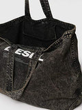 Diesel Men's THISBAGISNOTATOY D-THISBAG Shopper L-Shopping Bag, grey denim One Size