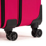 Cloe Checked Large 28 inch Water-Resistant Luggage with 360º-spinner wheels in Magenta Color