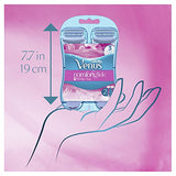 Gillette Venus Women's Comfortglide 3 Blade Disposable Razor, White Tea, 2 Count