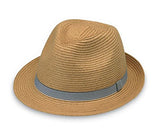 Wallaroo Hat Company Children's Trilogy Trilby – Natural – Travel Friendly, Designed in Australia.