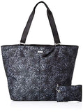 Baggallini Womens Carryall Tote, Onyx Floral