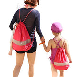 FakeFace Durable Waterproof Nylon Beach Swimming Clothing Shoes Towel Kids Toys Drawstring