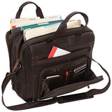 Kenneth Cole Reaction Colombian Leather Laptop Portfolio - EXCLUSIVE - Brown