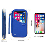Travel Wallet RFID Blocking Document Organizer Bag, Family Passport Holder