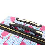 HALINA Bouffants & Broken Hearts Party Flamingos 3 Piece Set Luggage, Multicolor