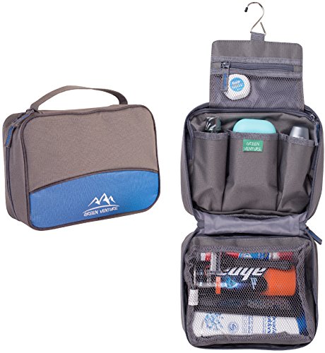 Hanging Toiletry Bag For Men & Women Luxury Accessories Set, Gray