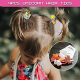 RLGPBON Unicorn Gifts for Girl Drawstring Backpack/Makeup Bag/Unicorn Pendant Necklace/Bracelet/Hair Ties