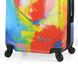 Mia Toro Hardside Spinner Luggage 3 Piece Set, Prado-In Love