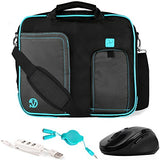 Vangoddy Pindar Blue Trim Laptop Bag W/ Accessories For Acer Aspire Series / One 10 / Cloudbook /