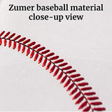 Zumer Sport Florida Gators Baseball Leather Travel Toiletry Kit Zippered Pouch Bag - Made from The Same Materials as a Baseball - White