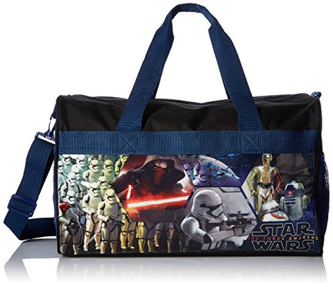 Star Wars Ep7 600D Polyester Duffle Bag With Printed Pvc Side Panels