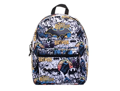 Batman Comic Print Backpack