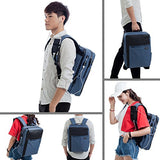 AsCrown YUANYE Business Water Repellent Nylon Laptop Backpack with USB Charging Port and Lock