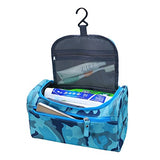 ABage Hanging Travel Toiletry Bag Travel Cosmetic Organizer Makeup Shaving Bags with Hook, Grey