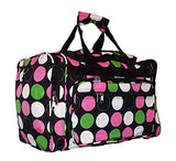 19" Fashion Multi Pocket Duffle Bag - Personalization Available (Blank - Multi Dot)