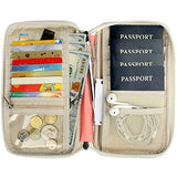 Passport Wallet Multiple Family Passport Holder Travel Document Organizer Women