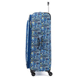 Atlantic Ultra Lite 4 | 24 And 28-Inch Expandable Spinners, Travel Pillow (Watercolor Blue)