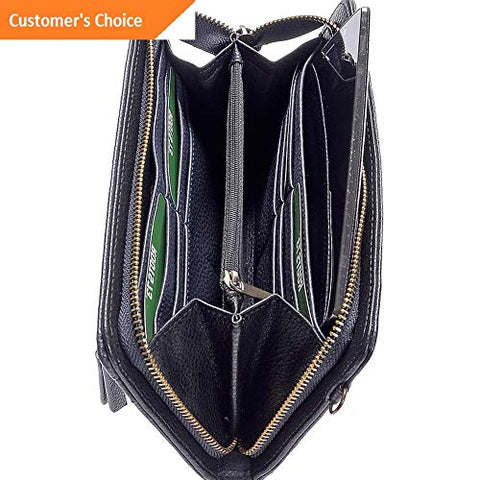 Sandover Roots 73 RFID Wallet on a String 2 Colors Womens Wallet NEW | Model LGGG - 3532 |