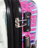 J World New York Art Polycarbonate Carry-On Luggage, Time Square