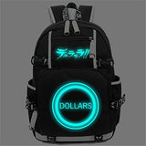 Siawasey Anime Durarara!! Cosplay Luminous Bookbag Backpack School Bag