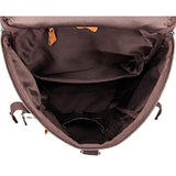 Clean Vintage Backpack Messenger Duffle Travel Hiking Camping Gym Sport Bag Real Leather