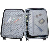 Kenneth Cole Reaction Renegade 24” Lightweight Hardside Expandable 8-Wheel Spinner Checked-Size Luggage, Sangria, inch