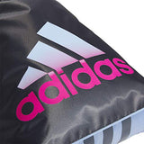adidas Unisex Burst Sackpack, Onix/Glow Blue/Shock Pink, ONE SIZE