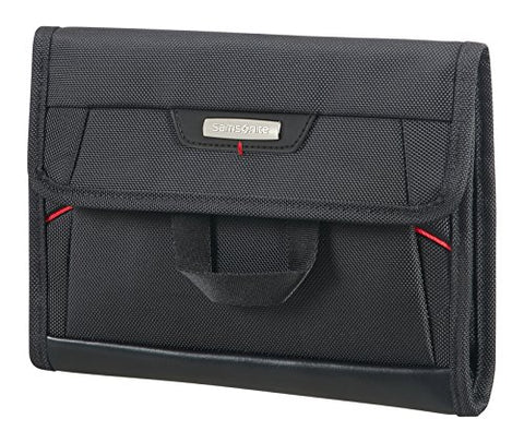 SAMSONITE Pro-DLX 4 Cosmetic Cases - Hanging Toilet Kit Toiletry Bag, 26 cm, Black