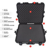 Nanuk 945 Waterproof Hard Case With Foam Insert - Black