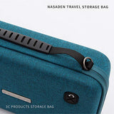 NaSaDen Hardshell Travel Storage Case Nintendo Switch Storage Case Hard Portable Travel Carry Case Shell Pouch for Hard Storage Case, Nintendo Switch Case Game Console & Accessories [Coffee Brown]