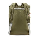 American Tourister Side Step Backpack Green/Grey/Orange