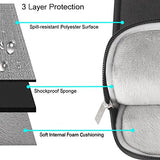 MOSISO Laptop Shoulder Bag Compatible 2018 MacBook Air 13 A1932 Retina Display/MacBook Pro 13 A1989 A1706 A1708 USB-C 2018 2017 2016/Surface Pro 6/5/4/3, Briefcase Handbag with Trolley Belt, Black