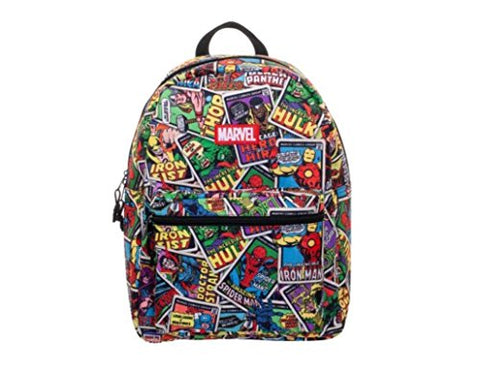 Marvel Comics Print All-Over 16" Backpack