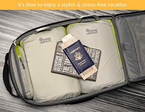 Compression Packing Cubes Set, Ultralight Travel Organizer Bags and To -  SuitedNomad