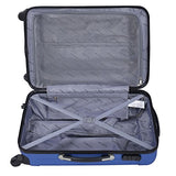 3 Pcs Luggage Set Multi-Directional Wheels Travel Suitcase Size 20" 24" 28" | Blue