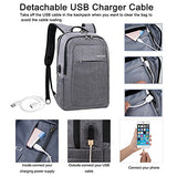 Kopack Slim Business Laptop Backpacks Anti Thief Tear / Water Resistant Travel Bag Fits Up To 15