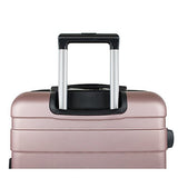 Amka Verano Hardside 3-Piece Expandable Spinner Upright Luggage Set, Rose Gold