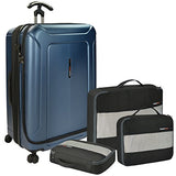 Traveler’S Choice Barcelona 100% Polycarbonate Durable Hardshell Expandable Front Opening Dual