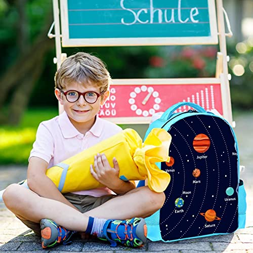 ALAZA Cute Skateboard Astronaut Backpack For Kids - Planets School Bag With Chest Strap - View #4