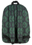 Green Arrow Backpack Dc Comics Character Logo Print