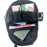 Multi leisure backpack,Colorful Donuts With Glaze And Sprinkles On A, travel sports School bag for adult youth College Students