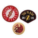 DC Comics The FLASH Grey DIY PATCHES Backpack BAG