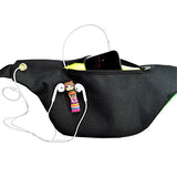 Fruity Fanny Pack, Stylish Party Boho Chic Handmade with Hidden Pocket (Apples)