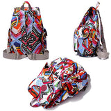 Big Mango Large Water Resistant Nylon Backpack Purse Lightweight Outdoor Travel Daypack Women