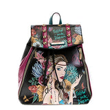 Studded Bohemian Backpack with Adjustable Straps
