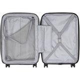 Delsey Luggage Cruise Lite Hardside 19" Intl. Carry On Exp. Spinner Trolley, Black Cherry