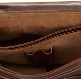 Floto Luggage Roma Messenger Bag, Brown, One Size