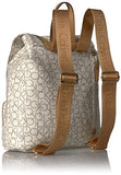 Calvin Klein Teodora Monogram Flap Backpack